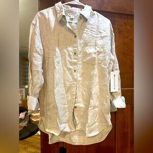 Athleta Retreat Linen Shirt